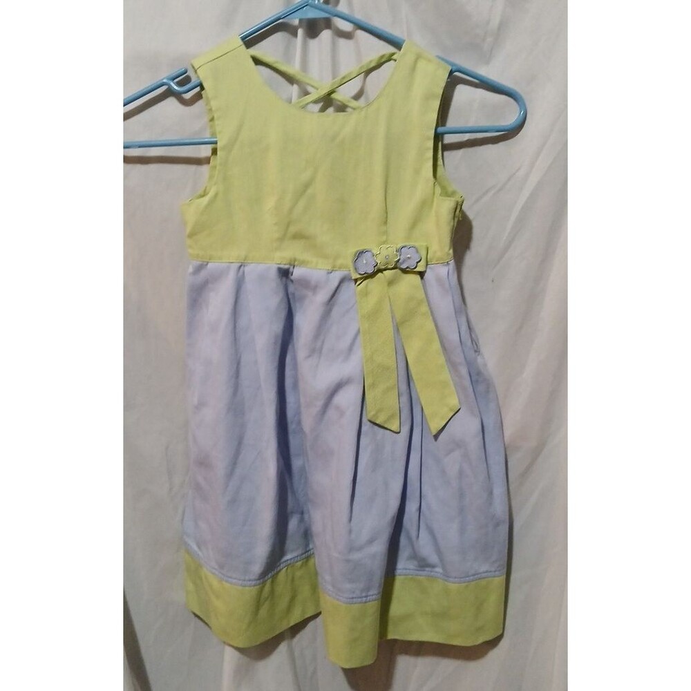 B.T. Kids Dress Size 6 Green And Blue